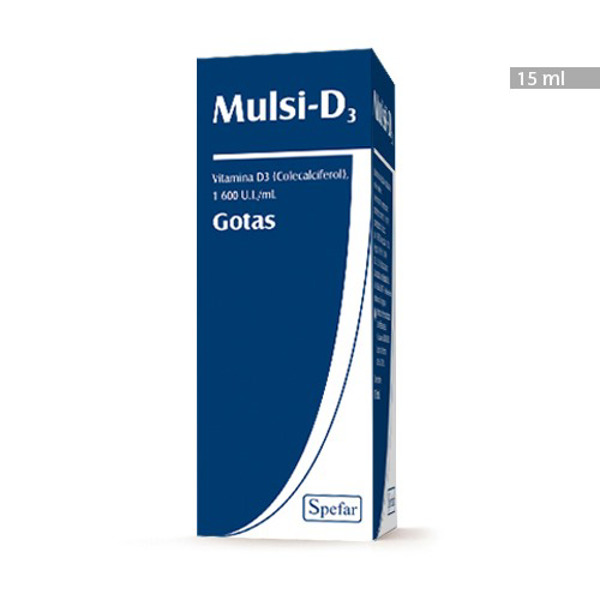 Imagen de MULSI D3 PEDIATRICO GOTAS 1600 ui [15 ml]