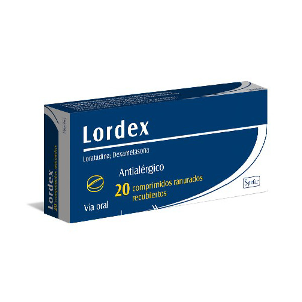 Imagen de LORDEX 10+2mg [20 comp.]