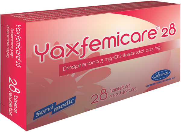 Imagen de YAXFEMICARE 28 3.0+.03mg [28 comp.]