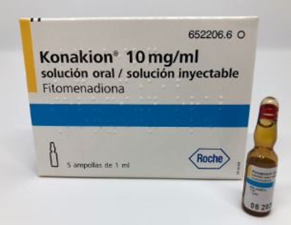 Imagen de KONAKION MM 10 mg [5 amp.]