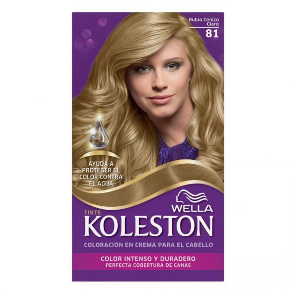 Imagen de KOLESTON KIT RUBIO CENIZA CLARO 81 [50gr+50+40+22ml]