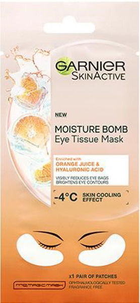 Imagen de GARNIER SKIN ACTIVE MASCARILLA OJOS ANTI FATIGA JUGO DE NARANJA [6 gr]