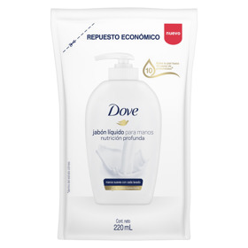 Imagen de DOVE JABON LIQUIDO NUTRICION PROFUNDA DOYPACK REPUESTO [220 ml]