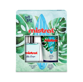 Imagen de MISTRAL EDT BLUE ESCAPE+BALSAMO AFTER SHAVE PACK [50+100ml]