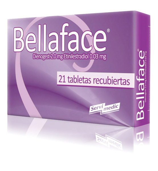 Imagen de BELLAFACE 21 2.0+.03mg [21 comp.]