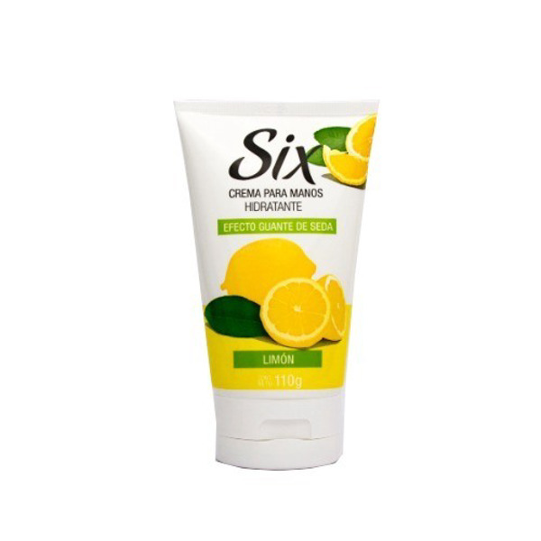 Imagen de SIX MANOS CREMA HIDRATANTE GUANTE SEDA LIMON [110 gr]