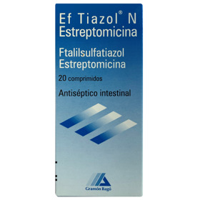 Imagen de EF TIAZOL N ESTREPTOMICINA 500+100mg [20 comp.]