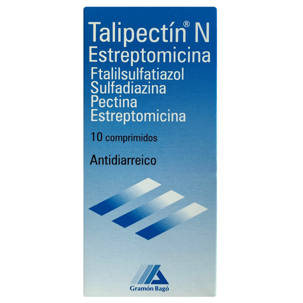 Imagen de TALIPECTIN N ESTREPTOMICINA 100+150+200+75mg [10 comp.]