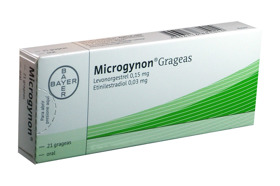 Imagen de MICROGYNON 0.15+0.1mg [21 grag.]