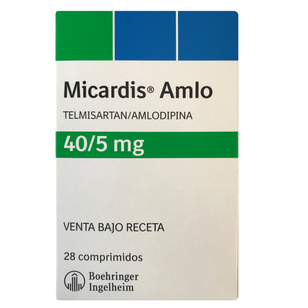 Imagen de MICARDIS AMLO 40/5 40/5 mg [28 comp.]