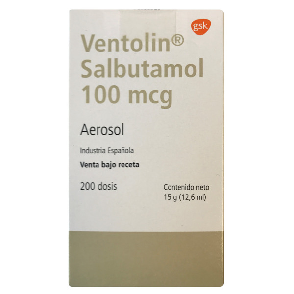 Imagen de VENTOLIN OSP INHALADOR 100 mcg [200 dosis]