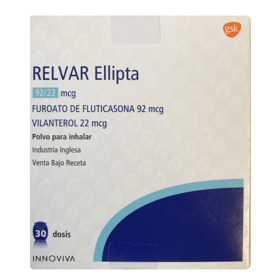 Imagen de RELVAR ELLIPTA  92/22 92+22mcg [30 dosis]