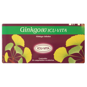 Imagen de GINKGO  80 FUERTE ICU 80 mg [30 comp.]