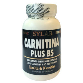 Imagen de SYLAB CARNITINA PLUS HEALTH & NUTRITION 900+30mg [60 cap.]