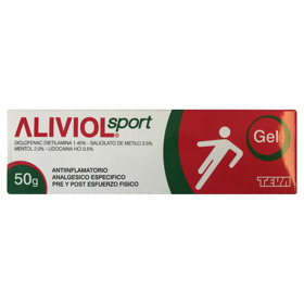 Imagen de ALIVIOL SPORT GEL POMO 1.45+2.5+2+.5g [50 gr]