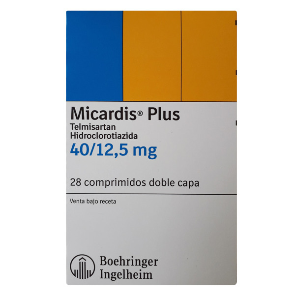 Imagen de MICARDIS PLUS 40 40/12.5mg [28 comp.]