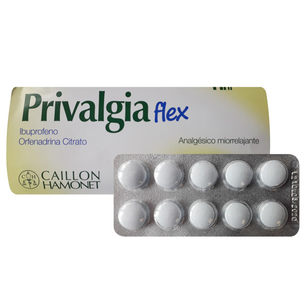 Imagen de PRIVALGIA FLEX 400+35mg [10 comp.]