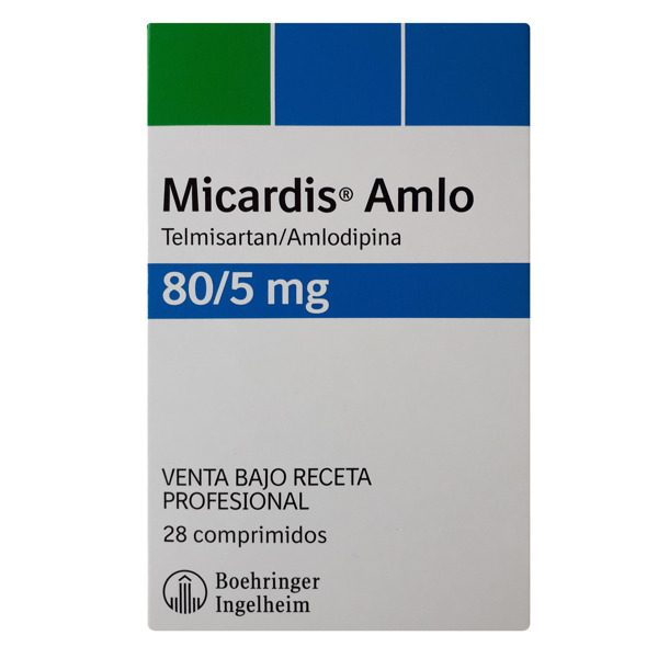 Imagen de MICARDIS AMLO 80/5 80/5 mg [28 comp.]