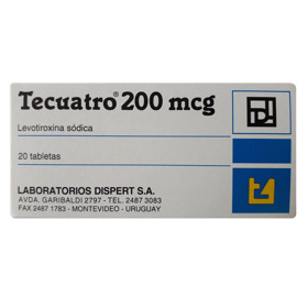 Imagen de TECUATRO 200 200 mcg [20 tab.]