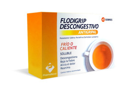 Imagen de FLODIGRIP DESCONGESTIVO SOBRES 500+30+8+3mg [5 sob.]