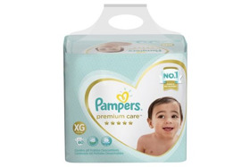 Imagen de PAMPERS PREMIUM CARE XGRANDE XG 12a14.5kg [60 uni.]