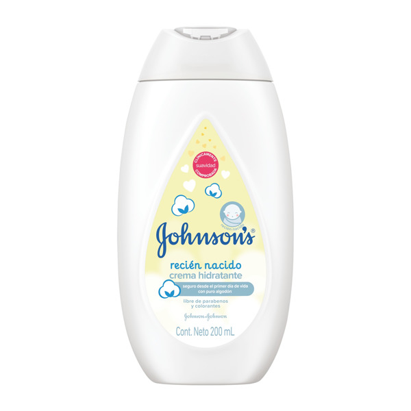 Imagen de J&J BABY CREMA HIDRATANTE RECIEN NACIDO [200 ml]