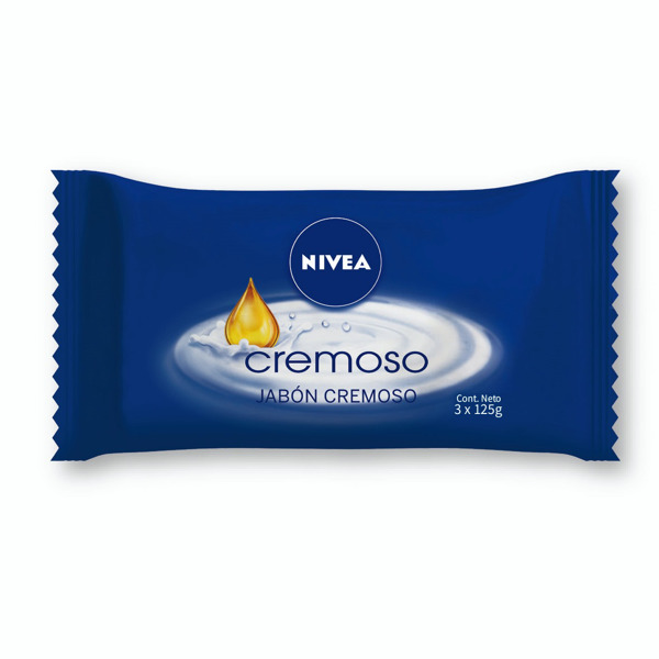 Imagen de NIVEA JABON CREME CARE HUMECTANTE PACK [3x125grs]