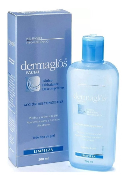 Imagen de DERMAGLOS FACIAL TONICO HIDRATANTE DESCONGESTIVO [200 ml]