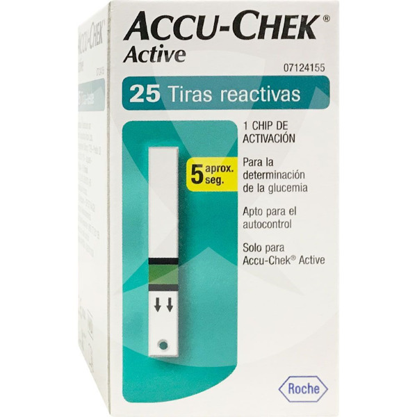 Imagen de ACCUCHEK ACTIVE GLUCOSA [25 tiras]