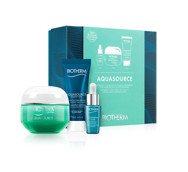 Imagen de BIOTHERM AQUASOURCE GEL+LIFE PLANKTON EYE+ELIXIR COFRE [50+5+7ml]