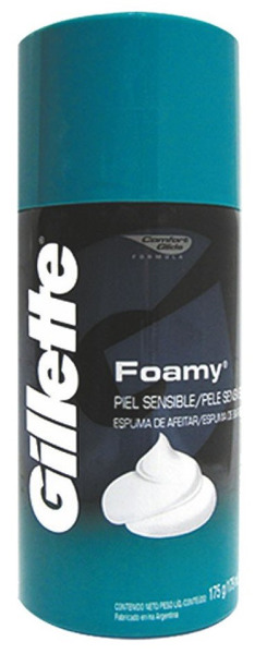 Imagen de GILLETTE ESPUMA AF. FOAMY PIEL SENSIBLE [175 gr]