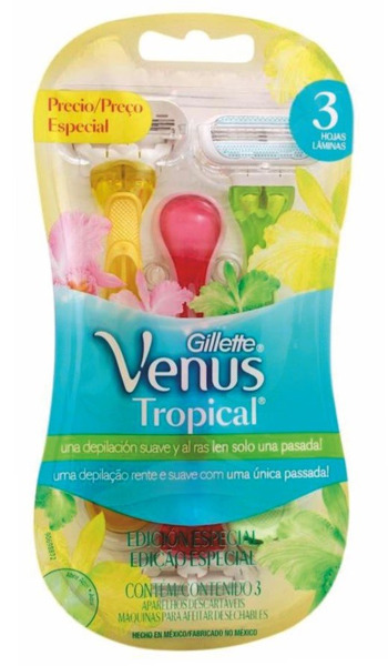 Imagen de GILLETTE VENUS 3 DESECHABLE TROPICAL LLEVE 3 PAGUE 2 [3 uni.]