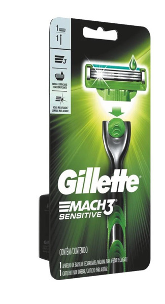 Imagen de GILLETTE MACH 3 SENSITIVE MAQUINA+ REPUESTO PACK [1+1 uni.]