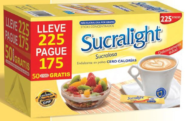 Imagen de SUCRALIGHT SOBRES Lleve 225 pague 175 [225 sob.]