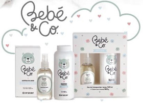 Imagen de BEBE & CO. COLONIA+TALCO PACK [120ml+160grs]