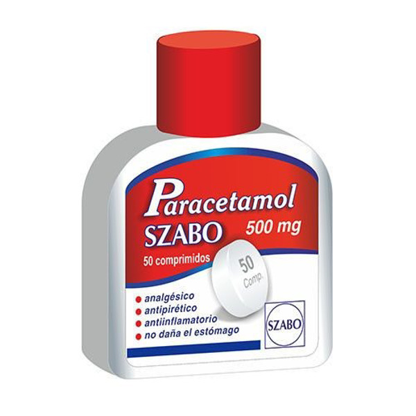 Imagen de PARACETAMOL SZABO  500 500 mg [50 comp.]