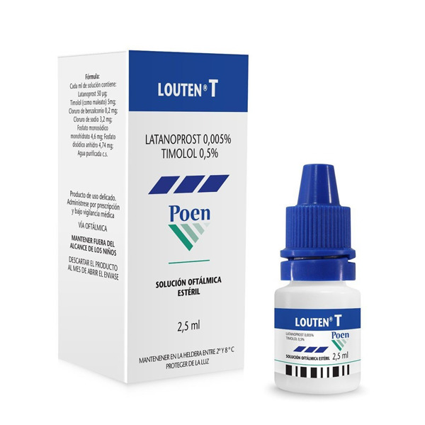 Imagen de LOUTEN T SOL. OFTALMICA ESTERIL 0.005+0.5% [2,5 ml]