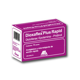 Imagen de DIOXAFLEX PLUS RAPID SOBRES 65+4mg [10 sob.]