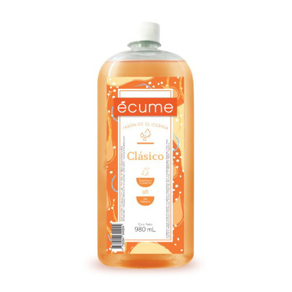 Imagen de ECUME JABON LIQUIDO CLASICO GLICERINA RECARGA [980 ml]