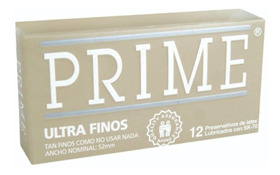 Imagen de PRIME PRESERVATIVOS ULTRA FINOS GRIS 12 uni.