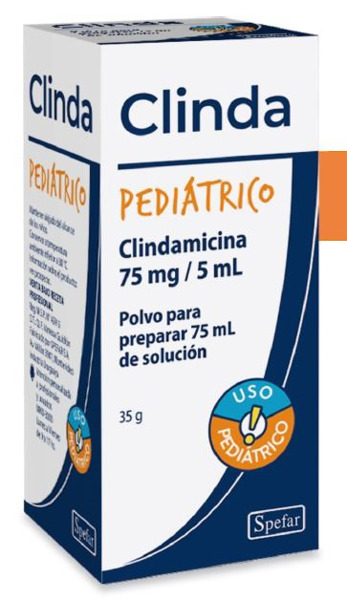 Imagen de CLINDA PEDIATRICO 75 mg/5 ml [75 ml]