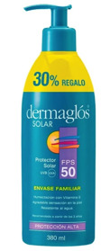 Imagen de DERMAGLOS SOLAR 50 RESIST BOMBA 50 fps [380 ml]