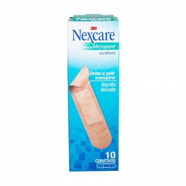 Imagen de 3M NEXCARE BANDAGES MICROPORE CURITA 19x72mm [10 uni.]