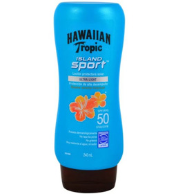 Imagen de HAWAIIAN ISLAND SPORT LOCION PROTECTORA SOLAR ULTRA LIGHT 50 fps [240 ml]