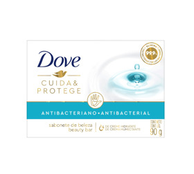 Imagen de DOVE JABON ANTIBACTERIAL CUIDA & PROTEGE [90 gr]