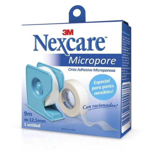 Imagen de 3M NEXCARE MICROPORE CINTA LEUCO 1,25 cm x 9 mts.