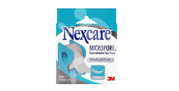 Imagen de 3M NEXCARE MICROPORE CINTA LEUCO 2,5 cm x 9 mts.