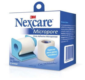 Imagen de 3M NEXCARE MICROPORE CINTA LEUCO 5 cm x 9 mts.