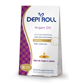 Imagen de DEPI ROLL BANDAS FACIALES ARGAN OIL 8 PARES [16 uni.]