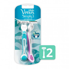 Imagen de GILLETTE VENUS 3 DESECHABLE SIMPLY SENSITIVE [2 uni.]